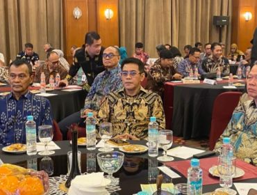 Erwin Burase mengikuti rakor pengembangan SDM transportasi di Jakarta. Foto: Dok. Pemda Parigi Moutong 