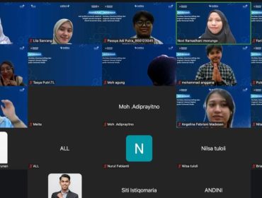 Indibiz KTI berkolaborasi dengan Banua Literasi menggelar webinar literasi digital, Selasa (31/3/2026). Foto: Dok. Telkom
