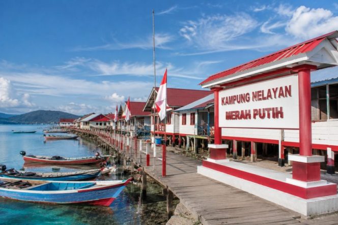 
 Kampung Nelayan Merah Putih. Foto: Ilustrasi AI