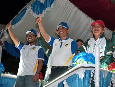 Gubernur Sulawesi Tengah Anwar Hafid bersama jajaran saat pembukaan POPDA XXIV Sulteng 2026 di Kabupaten Buol. Foto: Pemprov Sulteng