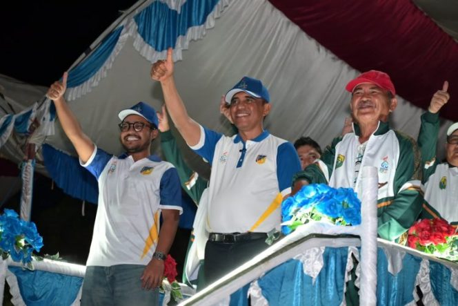 
 Gubernur Sulawesi Tengah Anwar Hafid bersama jajaran saat pembukaan POPDA XXIV Sulteng 2026 di Kabupaten Buol. Foto: Pemprov Sulteng