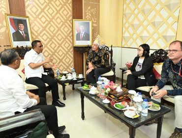 Gubernur Sulawesi Tengah Anwar Hafid menerima kunjungan Duta Besar Jerman untuk Indonesia Ralf Beste di Palu. Foto: Pemprov Sulteng