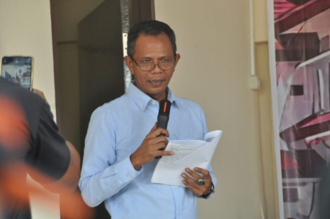 
 Kepala Dinas Kominfosantik Kota Palu Muhammad Akhir Armansyah saat membuka Palu Amateur Radio Festival 2026. Foto: Imron/Pemkot Palu