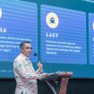 Gubernur Sulawesi Tengah Anwar Hafid menyampaikan paparan kesiapan Sulawesi Tengah sebagai tuan rumah Pesparawi Nasional XV 2029. Foto: Pemprov Sulteng
