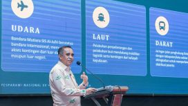 Gubernur Sulawesi Tengah Anwar Hafid menyampaikan paparan kesiapan Sulawesi Tengah sebagai tuan rumah Pesparawi Nasional XV 2029. Foto: Pemprov Sulteng