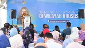 Suasana kegiatan Intensifikasi Pelayanan KB Wilayah Khusus Tahun 2026 di Kabupaten Donggala, Senin (28/9/2026). Foto: Pemprov Sulteng