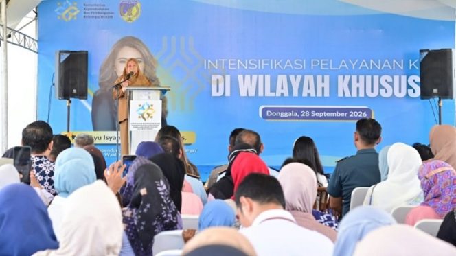 
 Suasana kegiatan Intensifikasi Pelayanan KB Wilayah Khusus Tahun 2026 di Kabupaten Donggala, Senin (28/9/2026). Foto: Pemprov Sulteng