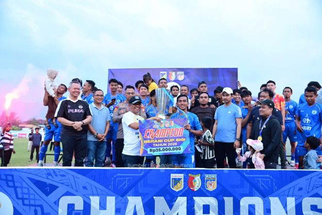 
 BERANI Cup Sigi Selesai, Anwar Hafid Tegaskan Pencarian Talenta Sepak Bola Berlanjut