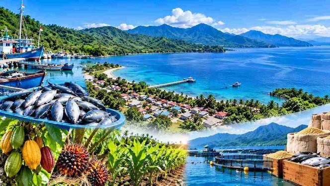
 Ilustrasi kawasan transmigrasi bahari Tomini Raya. Foto: PPID